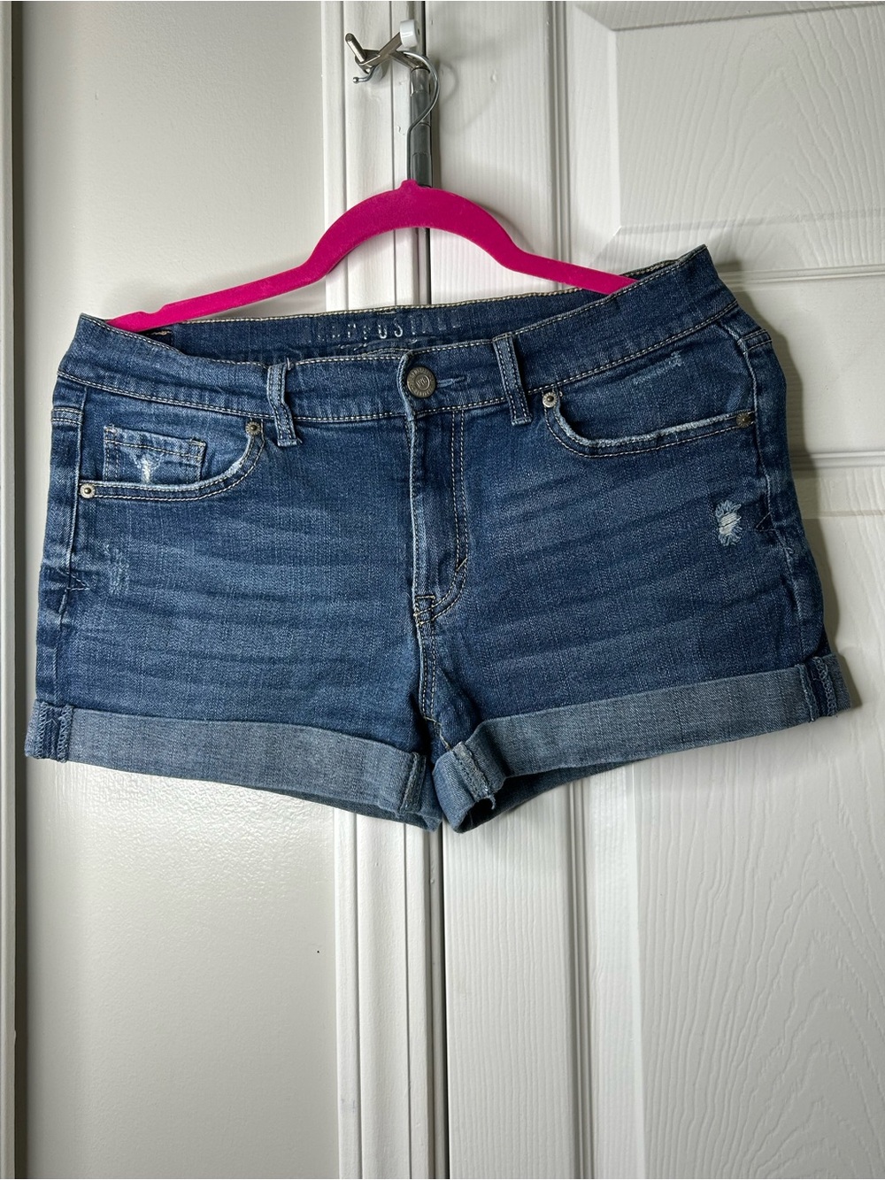 Aeropostale Distressed Denim Shorts Size 6